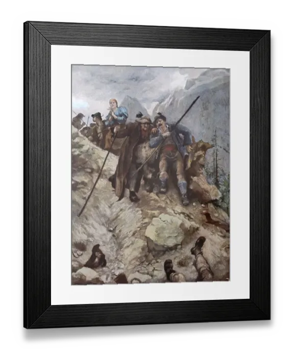 Framed Print : Woodcut Poacher's End Framed Print : Woodcut Poacher's End