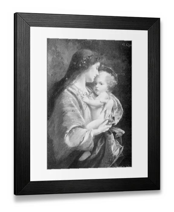 Framed Print : Woodcut, yearbook Moderne Kunst in Meisterholzschnitten Framed Print : Woodcut, yearbook Moderne Kunst in Meisterholzschnitten