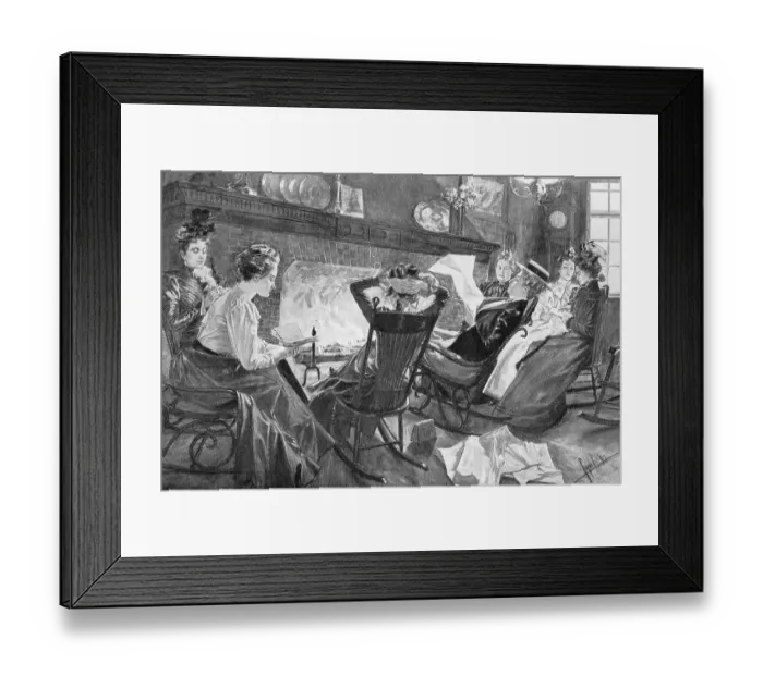 Framed Print : Woodcut, yearbook Moderne Kunst in Meisterholzschnitten Framed Print : Woodcut, yearbook Moderne Kunst in Meisterholzschnitten