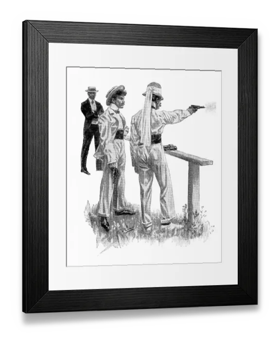 Framed Print : Star shooters, Modern Art in Master Woodcuts Framed Print : Star shooters, Modern Art in Master Woodcuts