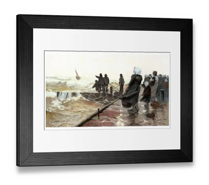 Framed Print : Difficult entrance, Modern Art in Master Woodcuts Framed Print : Difficult entrance, Modern Art in Master Woodcuts