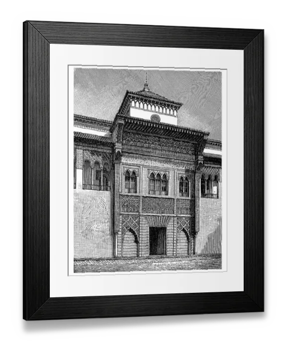 Framed Print : Main gate of the Alcazar of Seville Framed Print : Main gate of the Alcazar of Seville