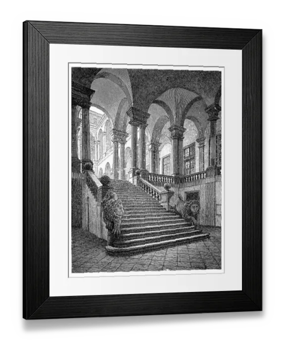 Framed Print : Palazzo Regia Universita in Genoa