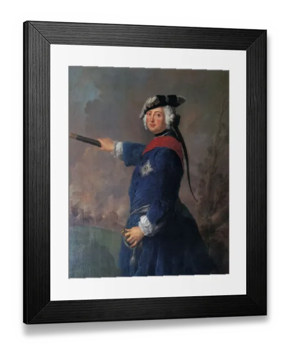 Framed Print : King Frederick II at the age of 34 Framed Print : King Frederick II at the age of 34