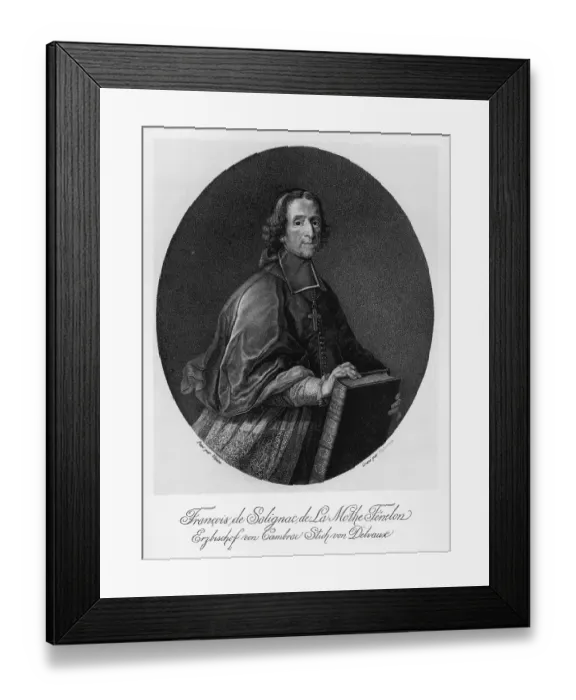 Framed Print : Francois de Salignac de La Mothe Fenelon