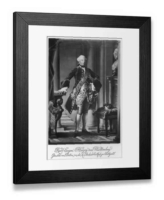 Framed Print : Karl Eugen Duke of Wuerttemberg Framed Print : Karl Eugen Duke of Wuerttemberg
