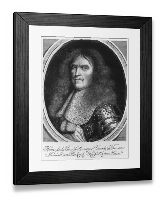 Framed Print : Henri de la Tour d'Auvergne
