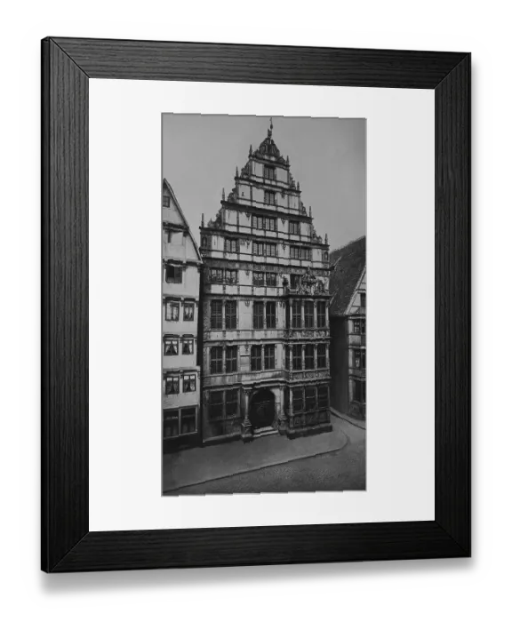 Framed Print : Leibnizhaus house in Hanover, Lower Saxony Framed Print : Leibnizhaus house in Hanover, Lower Saxony
