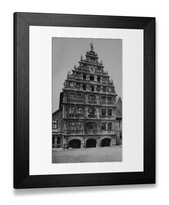 Framed Print : Gewandhaus cloth hall in Braunschweig