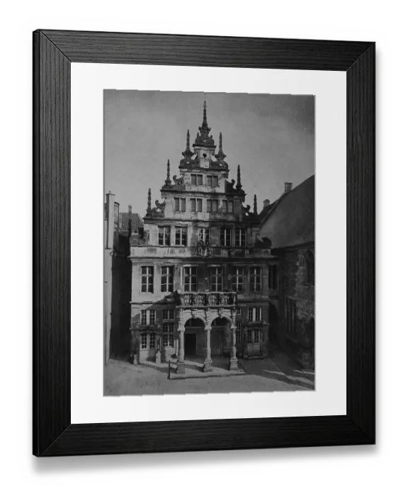 Framed Print : Stadtweinhaus house in Muenster