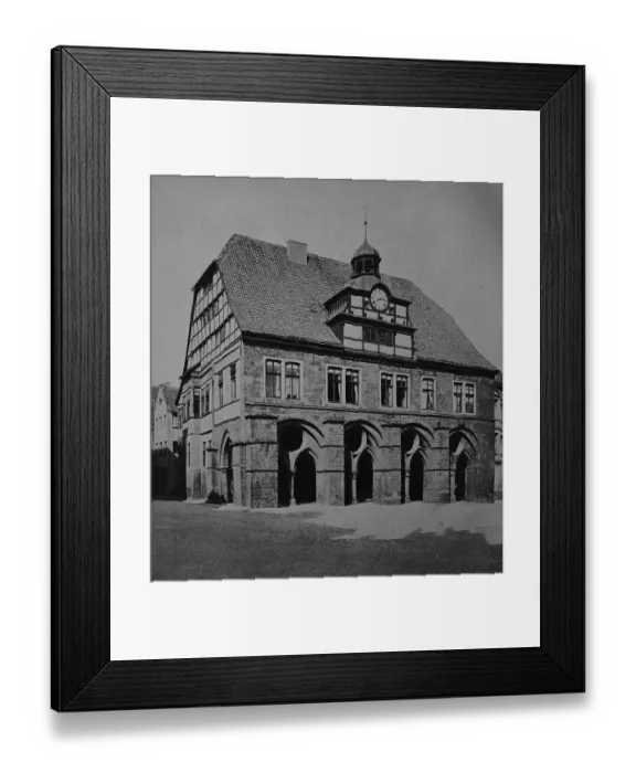 Framed Print : City hall of Minden, North Rhine-Westphalia