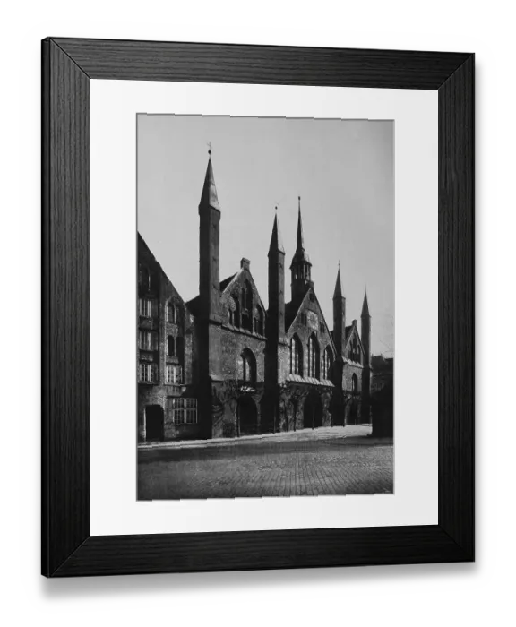 Framed Print : Heiliggeist-Hospital in Luebeck