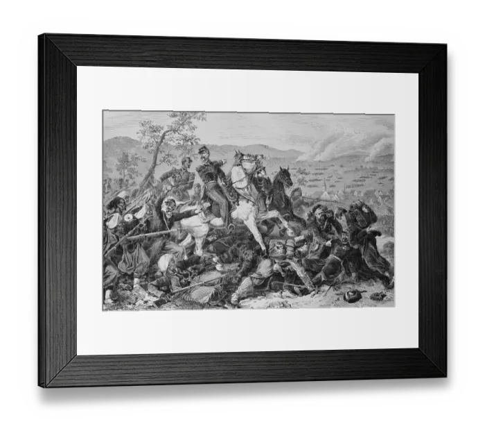 Framed Print : Max Mahon in the battle of Woerth Framed Print : Max Mahon in the battle of Woerth