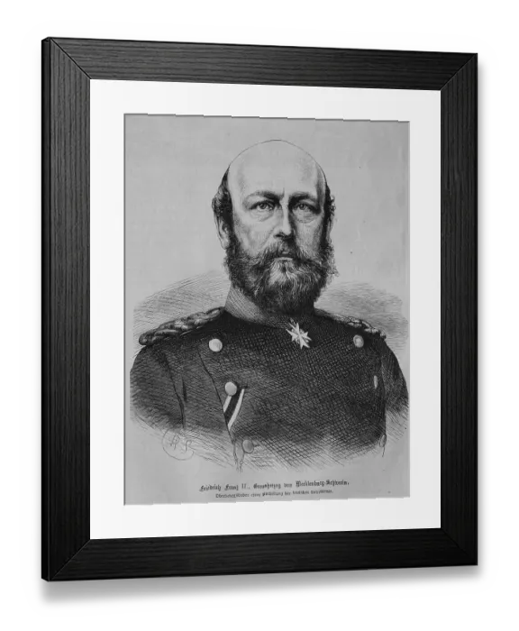 Framed Print : Friedrich Franz II, Grand Duke of Mecklenburg-Schwerin Framed Print : Friedrich Franz II, Grand Duke of Mecklenburg-Schwerin