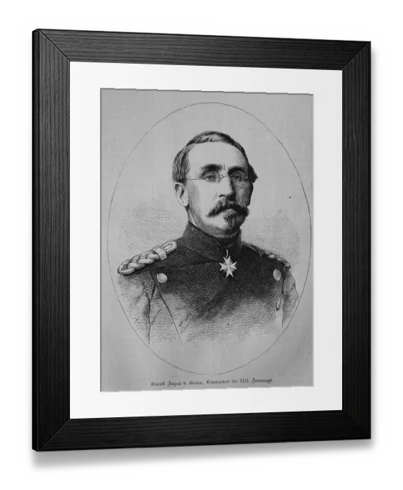 Framed Print : General August Karl von Goeben