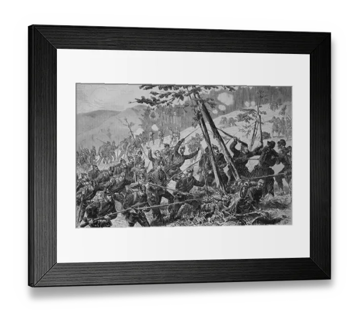 Framed Print : Battle of Etival, 6 October 1870 Framed Print : Battle of Etival, 6 October 1870