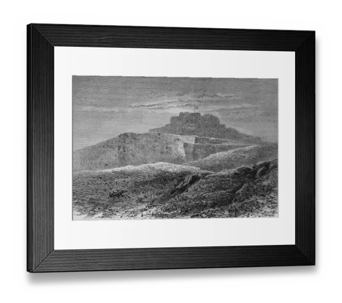 Framed Print : Citadel of Belfort, Illustrierte Kriegschronik 1870 - 1871