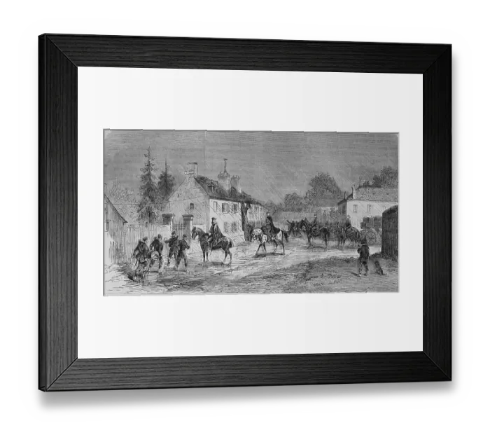 Framed Print : Telegraph field work in Grand Templan