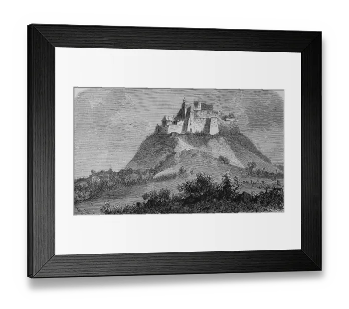Framed Print : View of the fortress Lichtenberg
