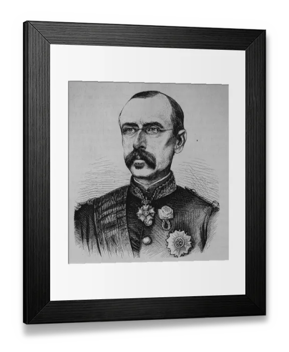 Framed Print : Louis Faidherbe, 1818-1889, French general