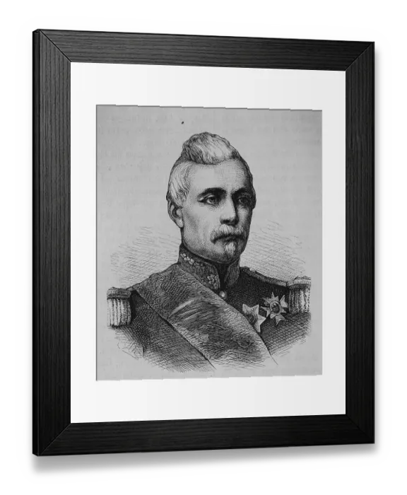 Framed Print : Louis d'Aurelle de Paladine