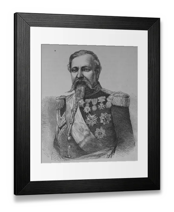 Framed Print : Edmond Leboeuf, 1809-1888, marshal of France and minister of war