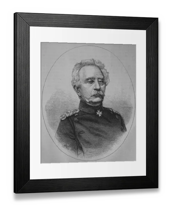 Framed Print : General Karl Friedrich von Steinmetz Framed Print : General Karl Friedrich von Steinmetz