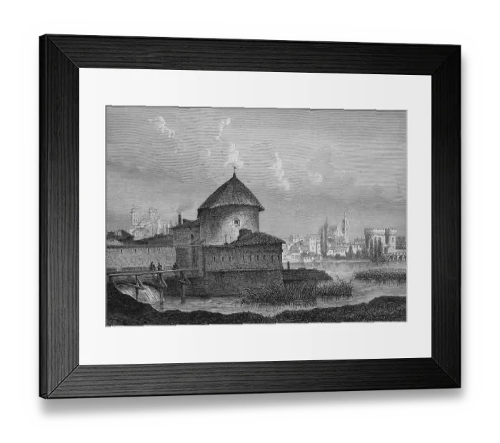 Framed Print : View of the fortress of Verdun