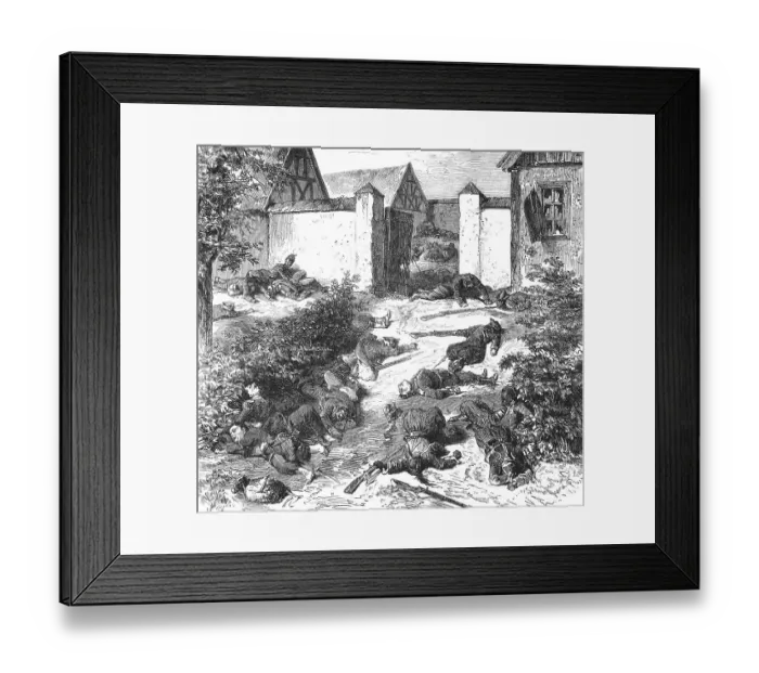 Framed Print : Entrance gate of Schafenburg Castle on Gaisberg mountain
