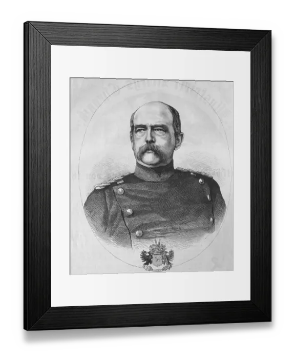 Framed Print : German Emperor Wilhelm I, King of Prussia