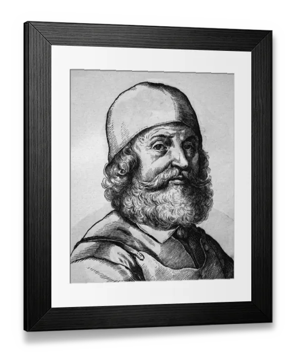 Framed Print : Peter Vischer, German sculptor and brass smith Framed Print : Peter Vischer, German sculptor and brass smith