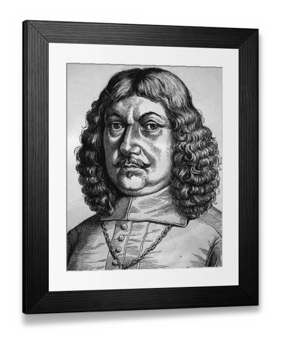 Framed Print : Benedict Carpzov the Younger, criminal law and witch theorist Framed Print : Benedict Carpzov the Younger, criminal law and witch theorist