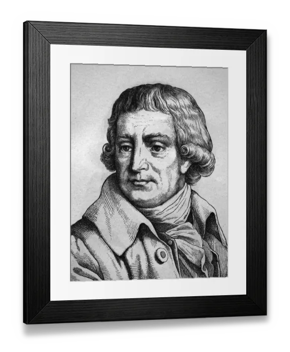 Framed Print : Christian Gottlob Heyne, philologist Framed Print : Christian Gottlob Heyne, philologist