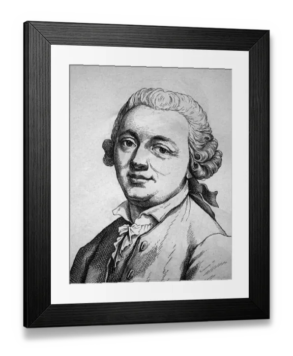Framed Print : Gottlieb Wilhelm Rabener, 1714 - 1771 Framed Print : Gottlieb Wilhelm Rabener, 1714 - 1771