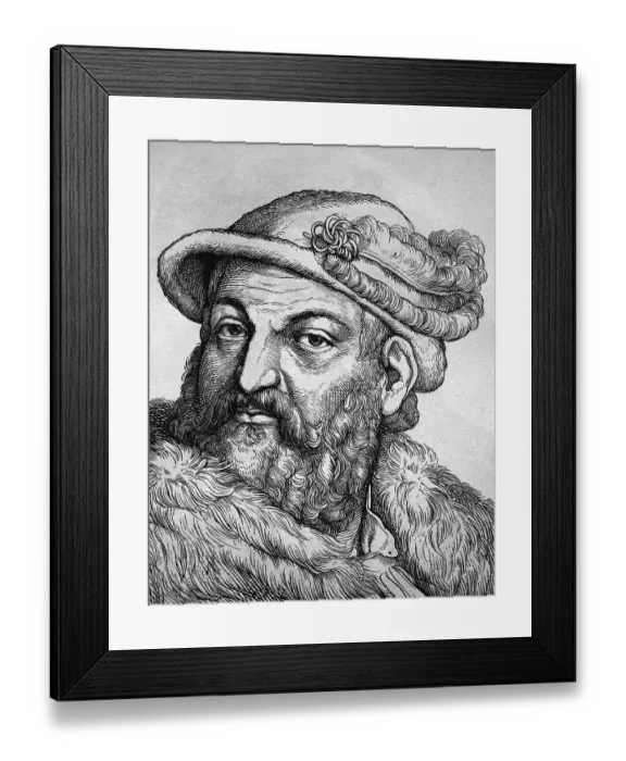 Framed Print : Joachim II, Elector of Brandenburg Framed Print : Joachim II, Elector of Brandenburg