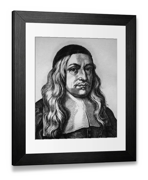 Framed Print : Hermann Conring, 1606 - 1681, polymath and scholars Framed Print : Hermann Conring, 1606 - 1681, polymath and scholars