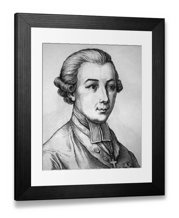 Framed Print : Karl Theodor von Dahlberg, Archbishop and Elector