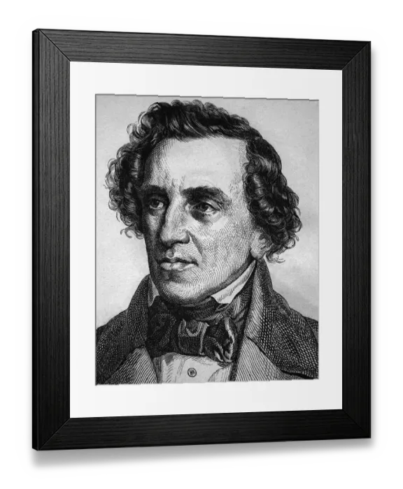 Framed Print : Giacomo Meyerbeer, 1794 - 1864 Framed Print : Giacomo Meyerbeer, 1794 - 1864