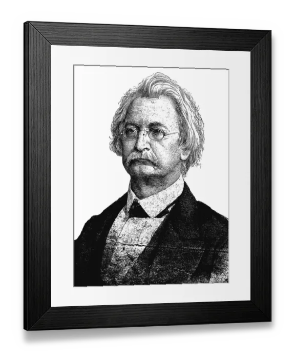 Framed Print : Professor Karl Richard Lepsius Framed Print : Professor Karl Richard Lepsius