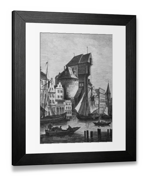 Framed Print : Krahnentor gate in Gdansk, Poland Framed Print : Krahnentor gate in Gdansk, Poland