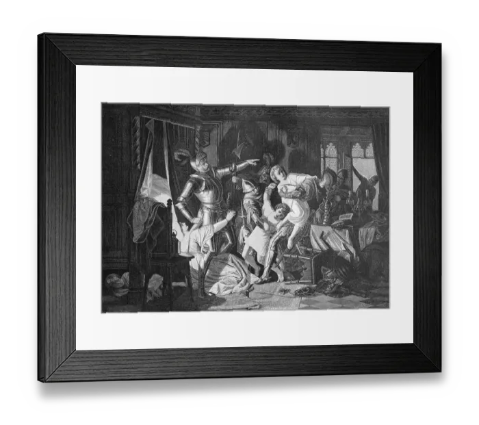 Framed Print : The Kidnapping of the Saxon princes Framed Print : The Kidnapping of the Saxon princes