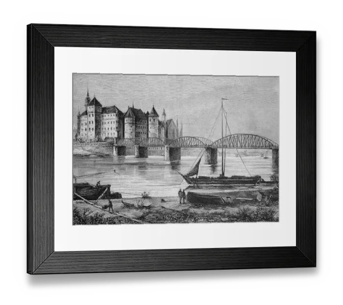 Framed Print : Hartenfels Castle in Torgau, Saxony Framed Print : Hartenfels Castle in Torgau, Saxony