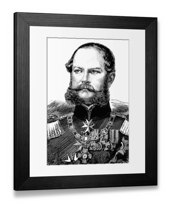 Framed Print : Friedrich Karl of Prussia, 1828 - 1885