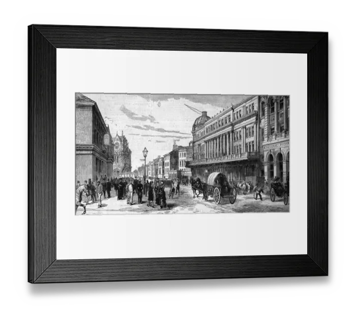 Framed Print : Upper High Street of Sunderland Framed Print : Upper High Street of Sunderland