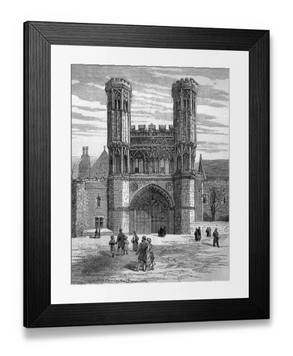 Framed Print : St. Augustine's gateway of Canterbury