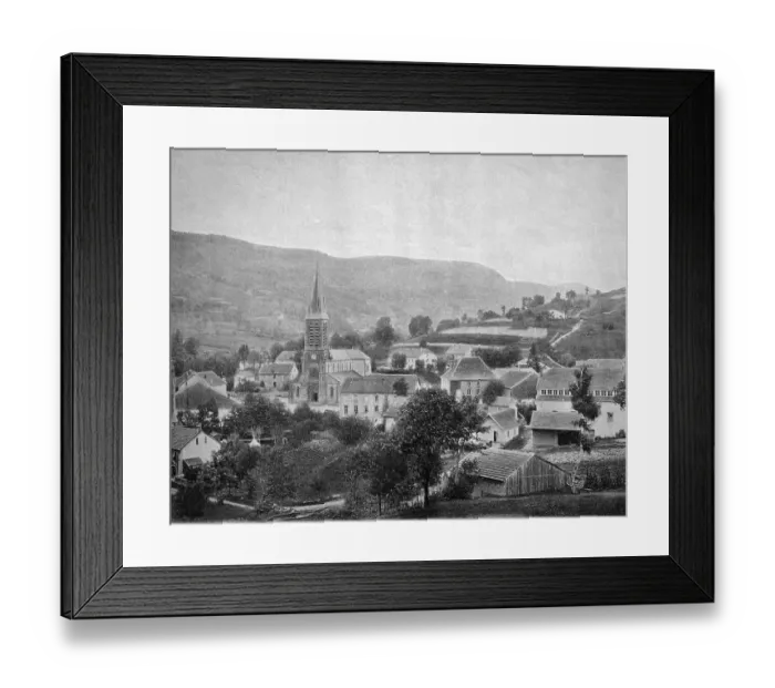 Framed Print : One of the first autotypes of Saint Maurice Framed Print : One of the first autotypes of Saint Maurice