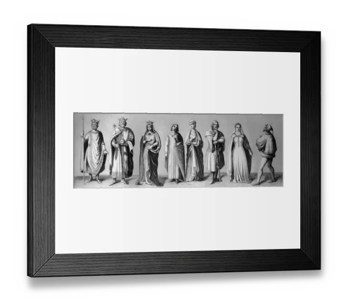 Framed Print : Cultural history, from left: Emperor Henry II Framed Print : Cultural history, from left: Emperor Henry II