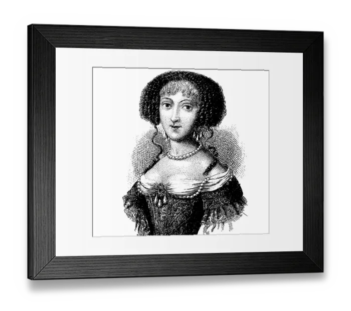 Framed Print : Claudia Felizitas of Austria, 1653 - 1676 Framed Print : Claudia Felizitas of Austria, 1653 - 1676