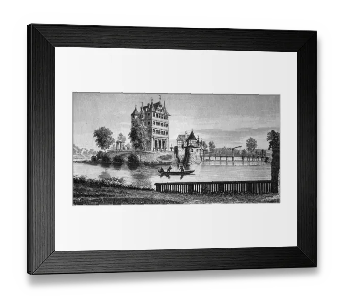 Framed Print : Weiherhaus Gleishammer at Nuremberg Framed Print : Weiherhaus Gleishammer at Nuremberg