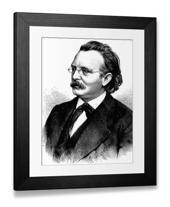 Framed Print : Edmund Kretschmer, 1830-1908, German organist and composer Framed Print : Edmund Kretschmer, 1830-1908, German organist and composer
